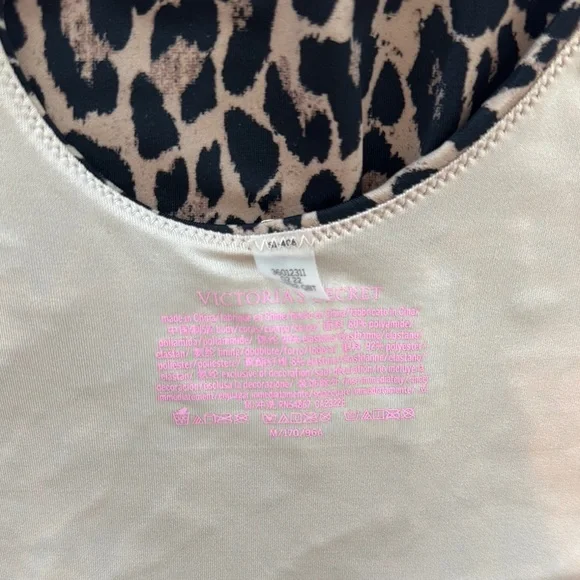 Victoria's Secret Leopard Print One-Shoulder One Piece - Picture 9 of 9